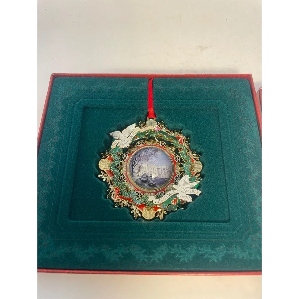 The White House Historical Association Ornament Collection Christmas 2013 NIOB